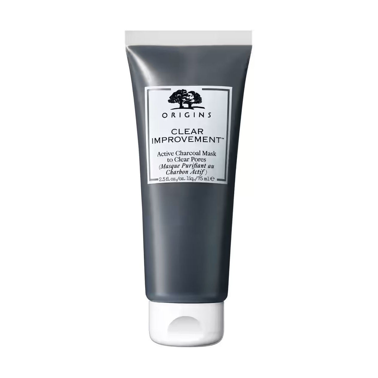 Відлущувальна маска для обличчя Origins Clear Improvement Active Charcoal Mask з активованим вугіллям, 75 мл