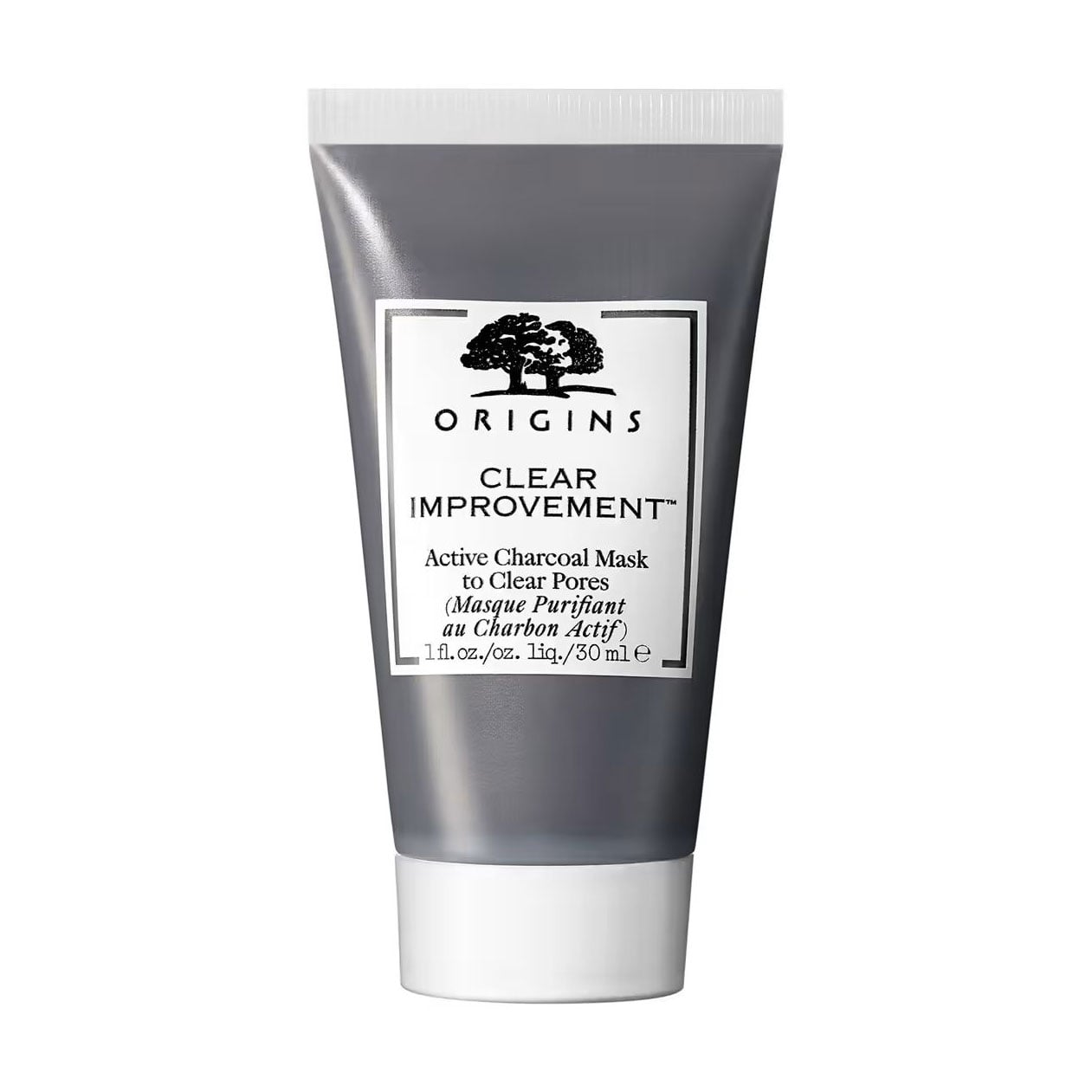 Відлущувальна маска для обличчя Origins Clear Improvement Active Charcoal Mask з активованим вугіллям, 30 мл